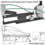  AGRAFEUSE PNEUMATIQUE POUR EMBALLAGE COQUE BLISTER 26.8 ROPB 